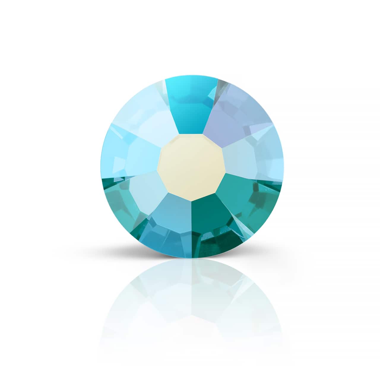 Preciosa MAXIMA SS16 Aurora Borealis Flatback Czech Crystals, 144ct.